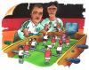 Cartoon: Auf ins Halbfinale (small) by HSB-Cartoon tagged sport,fussball,europameisterschaft,jogi,löw,hansi,flick