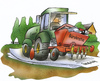 Cartoon: BAuernbürokratie (small) by HSB-Cartoon tagged bauer,landwirt,trecker,tracktor,feld,acker,landwirtschaft,säen,saat,sämaschine,agronom,bürokratie,verordnung,feldbestellung,bauernhof,aussaat,karikatur