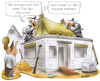 Cartoon: Baumaterialknappheit 02 (small) by HSB-Cartoon tagged baumaterial,baustelle,zimmerei,zimmermann,dachstuhl,bauholz,holz,bauzeit,bauherr,hausbau,rohbau,fertigbau,fertighaus,bauarbeiter,handwerk,handwerker,baugewerk,bauplan,einfamilienhaus,cartoon