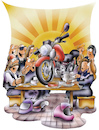 Cartoon: Bikertreff (small) by HSB-Cartoon tagged bike,cake,coffee,friends,gettogether,meeting,motor,motorbike,motorcycle,table,airbrush,bande,bier,biker,bikerstammtisch,club,gang,helm,hsb,hsbcartoon,illustration,kaffee,und,kuchen,karikatur,motorrad,motorradbande,motorradclub,motorradfahrer,rocker,stammtisch,treff,treffpunkt