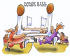 Cartoon: dodge ball (small) by HSB-Cartoon tagged dodgeball,ball,sport,funsport,airbrush