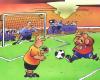 Cartoon: Elfmeterangst (small) by HSB-Cartoon tagged fussball elfmeter soccer schiedsrichter schütze ball tor fussballfeld stadion spieler