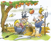 Cartoon: Ernte 2011 (small) by HSB-Cartoon tagged ernte,harvest,weizen,gerste,korn,corn,barley,weast,apple,apfel,bauer,farmer,bäuerin,gabel,mistgabel,forke,apfelbaum,wiese,feld,acker,cartoon,karikatur,hsb,airbrush