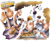 Cartoon: Erlebnisgastronomie (small) by HSB-Cartoon tagged restaurant,erlebnisgastronomie,gaststätte,gasthaus,gastwirt,wirtschaft,lokal,essen,gehen,liveband,livemusik,gaumenschmauss,ohrenschmauss,speisekarte,restaurantbesucher,kulinarisch,karrikatur,karikatur,speiselokal