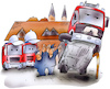 Cartoon: Feuerwehrauto (small) by HSB-Cartoon tagged car,fire,brigade,department,engine,truck,airbrush,ausrüstung,ehrenamt,ehrenamtlich,ehrenämter,fahrzeug,fahrzeuge,fahrzeugpark,feuer,feuerwehr,feuerwehrmann,feuerwehrmänner,freiwillig,freiwillige,generation,hsb,lokalkarikatur,nachrüstung,nachwuchs,nachwuchsproblem,rettungsdienst,rettungsdienste,ruhestand,thw,verabschiedung,versorgung