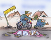 Cartoon: Frostschäden (small) by HSB-Cartoon tagged frost,winter,frostschaden,straße,fahrrad,verkehr