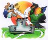 Cartoon: Fussball (small) by HSB-Cartoon tagged sport,fussball,adler,schalke04,preussen,münster,