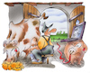 Cartoon: Glasfaserausbau (small) by HSB-Cartoon tagged glasfaser,glasfaserausbau,glasfaseranschluß,breitband,breitbandausbau,landwirt,landwirtschaft,agrar,kuhstall,kuh,schweine,bauernhof,landhaus,stall,pc,internet,surven,cartoon,karikatur,internetversorgiung,url,www,telekommunikation,telekom