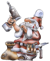 Cartoon: Handwerkernikolaus (small) by HSB-Cartoon tagged nikolaus,xmas,weihnachten,weihnachtsmann,handwerker,werkzeug,bohrmaschine,schlagbohrer,akkubohrer,akkuschrauber,advent,hammer,kneifzange,bauarbeiter