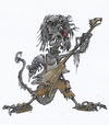 Cartoon: horrormusic (small) by HSB-Cartoon tagged horror music musik alien monster gituar gitarre hsbcartoon cartoon cartonmotiv motiv karikatur caricature airbrush airbrushdesign