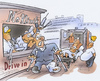 Cartoon: Hospital Drive Inn (small) by HSB-Cartoon tagged doctor,hospital,attendance