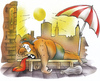 Cartoon: hot summer (small) by HSB-Cartoon tagged summer,sun,summerfeeling,warm,weather,relaxe,leisure,holiday,caricature,cartoon,sunburn,wetter,sommer,hitze,sonnenbrand,sunny,hot,sonnenmilch,sonenncreme,sonne,hitzewelle,karikatur,sonnenschirm,sonnenliege,urlaub,ferien,sommerwetter,sonnenschein