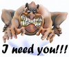 Cartoon: I need you (small) by HSB-Cartoon tagged love,sex,airbrush,man,caricature