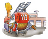 Cartoon: Jugendfeuerwehr (small) by HSB-Cartoon tagged feuerwehr,jugendfeuerwehr,feuerwehrwagen,feuerwehrauto,brandschutz,nachwuchssorgen,baby,eltern,kinderwagen,feuerwache,airbrushcartoon,airbrush