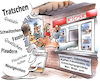 Cartoon: Kiosk (small) by HSB-Cartoon tagged kiosk,büdchen,einzelhandel,geschäft,kioskverkauf,handel,händler,innenstadt,tratsch,quatschen,innenstadtbelebung,nachbarschaft,plaudern,cartoon,cartoonzeichner,kioskbesitzer,karrikatur,kioskbetreiber