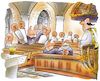 Cartoon: Kirchenbesucher (small) by HSB-Cartoon tagged kirche,kirchenaustritt,kirchensteuer,dom,pastor,priester,predigt,predigtkanzel,kirchenbesucher,heilige,messe,sonntagsmesse,abendmesse,pfarrer,pfarrei,pfarramt,klerus,vikar,diakon,messdiener,messebesucher,kirchenbank,altar,kathedrale,bischof,katholisch,evangelisch,christ,messdienst,cartoon,karikatur