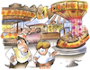 Cartoon: Kirmes (small) by HSB-Cartoon tagged kirmes,jahrmarkt,scooter,raupe,losbude,schießbude,autoscooter,kirmesvergnügen,rummel,rummelplatz,kirmesplatz