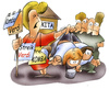 Cartoon: KITA-streik (small) by HSB-Cartoon tagged kita,kindergarten,streik,streikbrecher,kindergartenstreik,streikende,eltern,kinder,kleinkind,betreuung,verdi,komba,erzieher,erziehung,übertagbetreuung,betreuungsangebot,streikverbot,karikatur,karikaturist