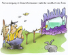 Cartoon: Landflucht der Ärzt (small) by HSB-Cartoon tagged arzt landwirt gesundheit gesundheitswesen krank krankheit landleben land aussenbereich spritze stadt großstadt bauer cartoon karikatur hsb airbrush