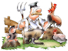 Cartoon: Landwirt (small) by HSB-Cartoon tagged landwirt,bauer,agrar,agrronom,landwirtschaft,hof,bauernhof