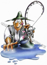 Cartoon: lets go fishing (small) by HSB-Cartoon tagged fish,fishing,angel,angeling,fishingsport,sport,water,fisher,sea,tackle,angeln,angelsport,fischen,fisch,rute,river,fluss,see,cartoon,caricature,airbrush