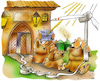 Cartoon: Missionare (small) by HSB-Cartoon tagged church,energy,mission,monk,new,religion,solar,wind,airbrush,bekehren,bekehrung,bewegung,biogas,biogasanlage,energie,energien,erneuerbar,erneuerbare,geistlicher,glaube,glauben,glaubensrichtung,hsb,hsbcartoon,illustration,karikatur,kirche,kloster,kraftwerk,lokalkarikatur,missionar,neu,neue,regenerativ,regenerative,solarenergie,sonne,sonnenenergie,strom,verbreitung,wanderung,windenergie,windrad