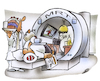 Cartoon: MRT (small) by HSB-Cartoon tagged mrt,krankenhaus,magnet,resonanz,tomographie,mr,röhre,krank,knochenbruch,klinik,hospital,arzt,chirurgröntgen,röntgenstrahlen,röntgengerät,magnetfeld,kontrastmittel,untersuchung,krankheit,computertomographie,röntgenarzt,röntgenuntersuchung,behandlung,krebs,medizin,diagnose,diagnostik,kernspinresonanz,feldgradienten,perfusions