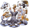 Cartoon: Musikschule (small) by HSB-Cartoon tagged musik,musikschule,vhs,barockmusik,geige,violine,gitarre,musikunterricht,musiklehrer,musiklehrerin,noten,musiknoten,notenschlüssel,melodie,musikschüler,rockmusik,rock,pop,jazz,techno,hiphop,klassische,klassik,musiker,streicher