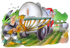 Cartoon: Nitratwerte (small) by HSB-Cartoon tagged barrier,environment,farm,farmer,acker,agrar,agrarökonom,airbrush,barriere,bauer,beschränkung,cartoon,cartoonist,düngen,dünger,emission,emissionen,feld,feldarbeit,gülle,güllefass,hsb,hsbcartoon,illustrationszeichner,karikaturist,landwirt,landwirtschaft,nitrat,nitratwert,nitratwerte,schleppschlauch,schranke,sperre,stop,traktor,trecker,umwelt