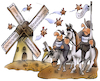 Cartoon: Ordnungsamt in Coronazeiten (small) by HSB-Cartoon tagged donquijote,donquixote,ordnungsamt,ordnungsämter,covid19,corona,pandemie,veranstaltungen,lockdown,gaststätten,versammlungen,windmühlen,virus,viren,gesetze,vorschriften,seuche,karikatur,cartoon