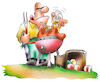 Cartoon: Osterlamm 2.0 (small) by HSB-Cartoon tagged barbecue,bbq,bunny,easter,eastern,lamb,rabbit,cartoon,fleisch,frühling,grill,grillen,grillfleisch,hase,hsbcartoon,illustration,ilustration,karikatur,karrikatur,lamm,osterhase,osterlamm,ostern,schwarzeblanke