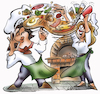 Cartoon: Pizza (small) by HSB-Cartoon tagged pizza,pizzeria,osteria,gaststätte,pizzabäcker,backteig,pizzabelag,pizzazutaten,pizzagewürz,pizzateig,gastronomie,pizzabude,lokal,backen,belegen,cartoonmotiv,illustration