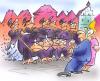 Cartoon: Politiker an der Leine (small) by HSB-Cartoon tagged politik,politiker,wahl,wähler,volk,staat,nation,wahlurne,spd,cdu,fdp,grüne,linke