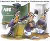 Cartoon: Politikschule (small) by HSB-Cartoon tagged politik,politiker,schule,lehrer,schultafel,schulunterricht,finanzen,schulden,geld,wirtschaft,minister