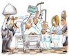 Cartoon: Privatpatient (small) by HSB-Cartoon tagged privatstation,hospital,privatpatient,privatversichert,privatversicherung,chefarzt,chefarztvisite,krankenhaus,klinik,krankenschwester,suite,hotel,erkrankung,aok,tk,barmer,techniker,krankenkasse,hek,hkk,patientenzimmer,kassenpatient,kassenversicherung,kassenarzt,privatarzt,doktor,oberarzt