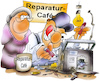 Cartoon: Reparaturcafe (small) by HSB-Cartoon tagged reparaturcafe,reparatur,reparieren,monteur,elektriker,elektroschrott,radio,elektrogeräte,elektroartikel,service,werkzeug,mechaniker,handwerker,bastler,handwerk,basteln,feinmechaniker,technik,techniker,radiotechniker,fernsehmechaniker,handwerksmeister,cartoon,cartoonzeichner