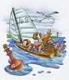 Cartoon: sailor (small) by HSB-Cartoon tagged sail,sailing,sailor,family,boje,sailingboat,boat,ship,water,ocean,sea,boating,segeln,segelboot,segler,segelschiff,meer,ozean,hafen,harbour,möwe,seagul,sailingcartoon