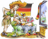 Cartoon: Samba Brazil (small) by HSB-Cartoon tagged man,woman,bed,bedroom,sex,soccer,championship,worldchampionship,samba,brazil,germany,tv,football,fußball,frau,schlafzimmer,fernseher,fernsehübertragung,dessous,strapse,fußballübertragung,fußballspiel,nationalmannschaft,team,soccerteam,deutschland,deutschl