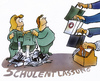 Cartoon: Schulentlassung (small) by HSB-Cartoon tagged schulen,schule,schüler,lehrer,schulentlassung,lebensabschnitt,beruf,studium,kinder,job,karikatur,cartoon,airbrush