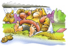 Cartoon: Sommer 2012 (small) by HSB-Cartoon tagged sommer,sonne,regen,ostfriesennerz,schwimmen,see,kleidung,sauwetter,wolken