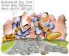 Cartoon: Steine im Weg (small) by HSB-Cartoon tagged airbrush,cartoon,fegen,guter,vorsatz,hsb,hsbcartoon,jahr,karikatur,kümmerer,lokalkarikatur,neujahr,neujahrsvorsatz,plan,projekt,silvester,stein,steine,vorsätze,weg