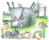 Cartoon: Stromversorgung (small) by HSB-Cartoon tagged strom,energie,energieversorgung,stromversorgung,umspannwerk,stromleitung,amprion,versorgungsnetz,stromnetz,energiewende,energieversorgungsunternehmen,vew,rwe,evion,hochspannung,hochspannungsnetz,220kv,380kv,leitungstransformatoren,technik,elektrotechnik