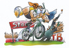 Cartoon: Triathlon (small) by HSB-Cartoon tagged triathlon swimming running bicycle bike sport run swim laufen rennen sportart triathlet athlet sportathlet sportler sportsmen fahrrad mehrkampf airbrush