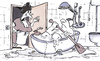 Cartoon: Trockenübung (small) by HSB-Cartoon tagged wanne,badewanne,bad,ruder,ruderboot,frau,mann,cartoon,karikatur