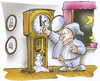 Cartoon: Umstellen auf Winterzeit (small) by HSB-Cartoon tagged winter,wintry,winterzeit,sommerzeit,uhr,clock,uhrumstellung,zeitumstellung,nacht,standuhr,mez,cartoon,caricature,karikatur,hsb,airbrush