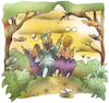 Cartoon: Wandertag (small) by HSB-Cartoon tagged wandern,wandertag,wandervogel,wanderer,wanderpfad,wanderstrecke,natur,naturerlebnis,wald,waldspaziergang,wiese,waldweg,wandergruppe,tiere,insekten,schmetterlinge,naturkunde,bio,spazieren,gehen,spaziergang,flora,fauna,sonnenuntergang,sonnenaufgang,naturerfahrung