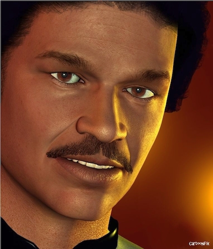 Cartoon: Billy Dee Williams (medium) by Cartoonfix tagged billy,dee,williams