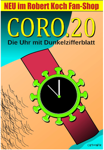 Cartoon: CORO.20 (medium) by Cartoonfix tagged robert,koch,institut,corona,dunkelziffer,test