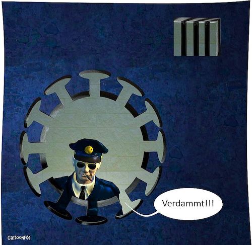 Cartoon: Corona-Ausbruch (medium) by Cartoonfix tagged corona,ausbruch,pandemie