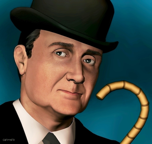 Cartoon: Patrick Macnee - John Steed (medium) by Cartoonfix tagged patrick,macnee,john,steed,us,der,fernsehserie,mit,schirm,charme,und,melone,englischer,titel,the,avengers